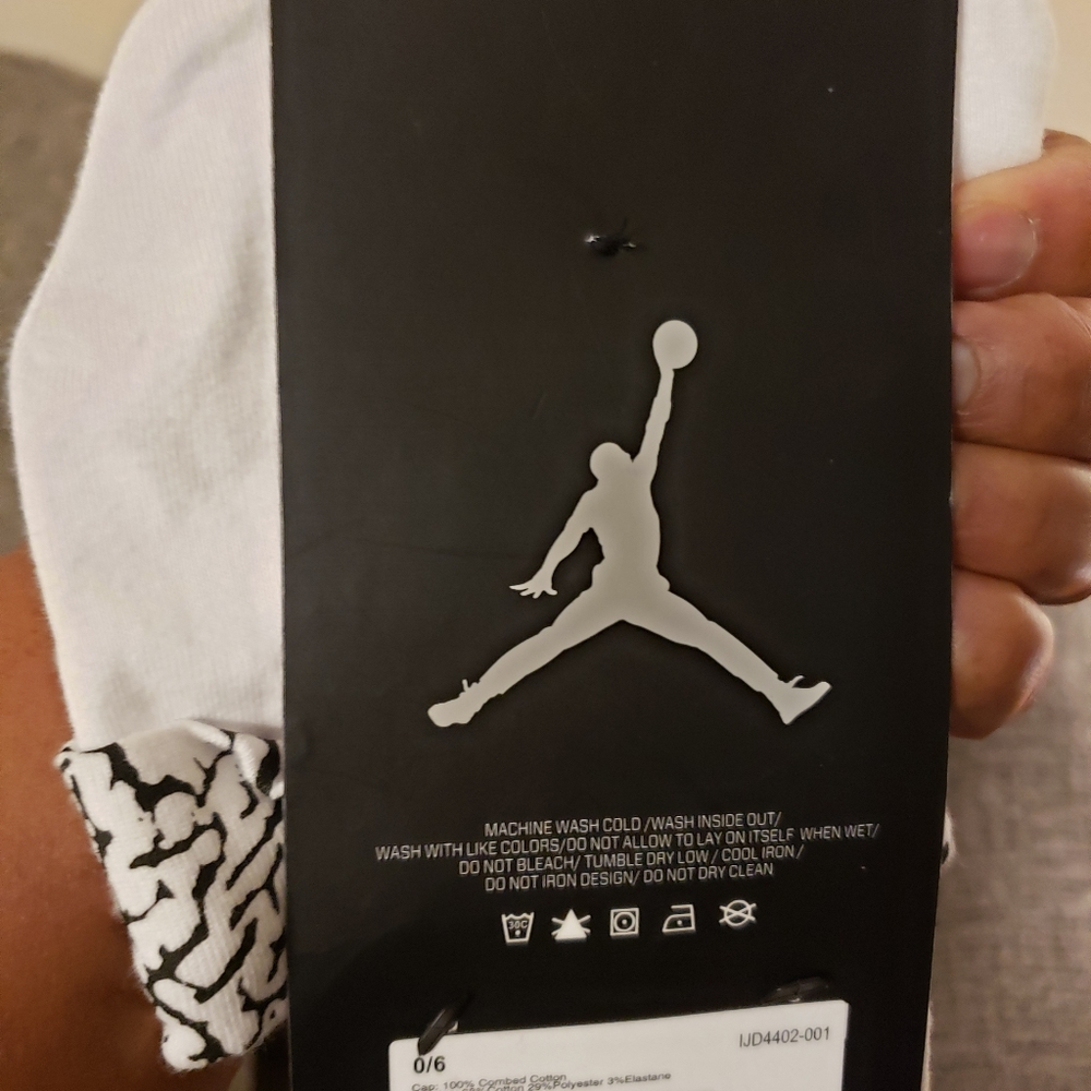 Jordan Infant hat and booties